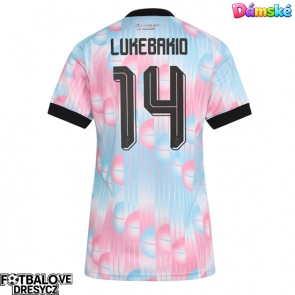 Belgie Dodi Lukebakio #14 Dámské Venkovní Dres MS 2026 Krátký Rukáv